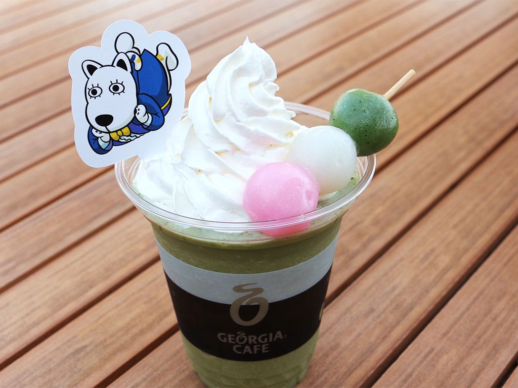 春の濃～い抹茶フラッペ