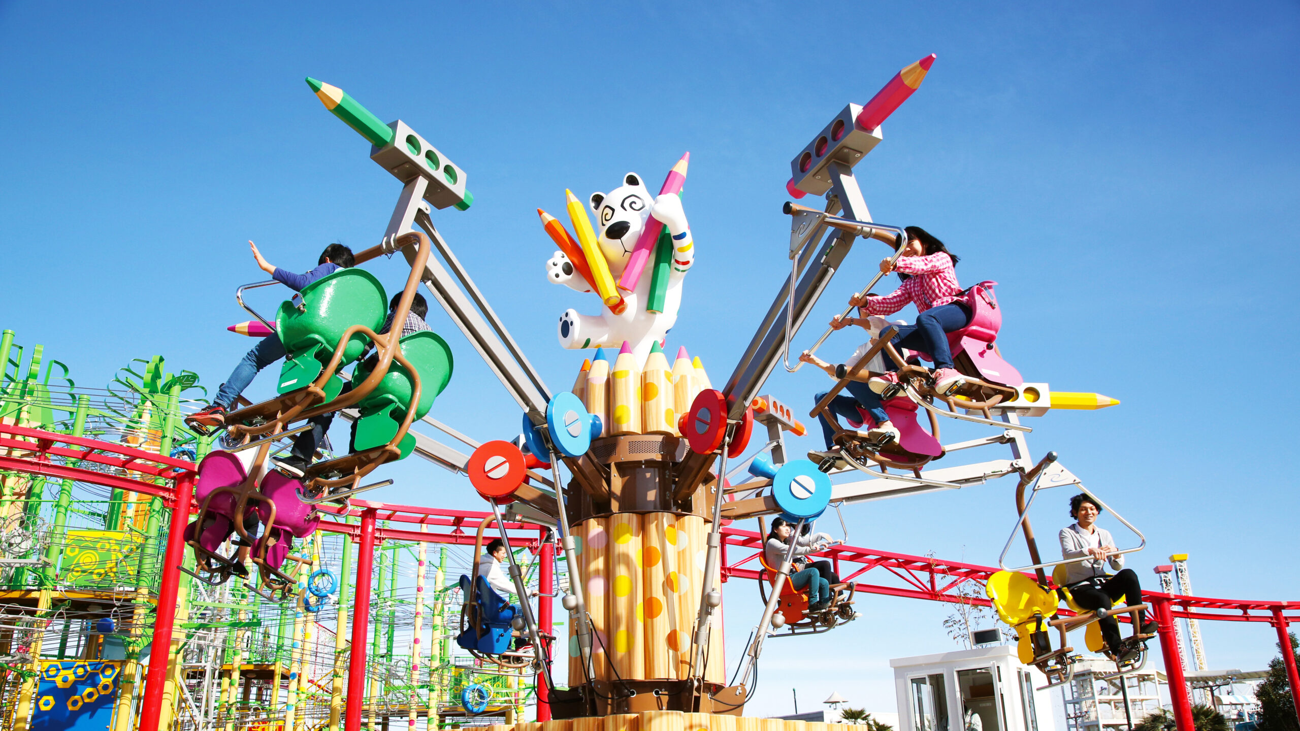 くるくるコンパス アトラクション よみうりランド遊園地 くるくるコンパス アトラクション よみうりランド遊園地